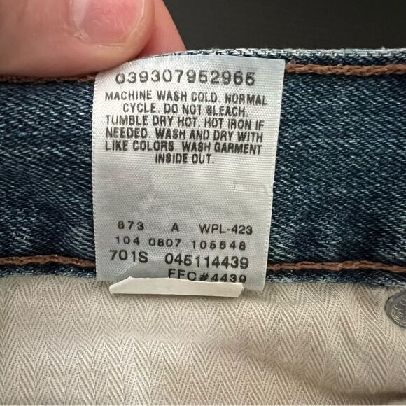 Levi's 511 Jeans Mens Size 29x32 Skinny Fit Classic Blue Denim 100% Cotton - Picture 12 of 15